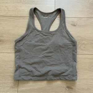 Aritzia TNA brown skip tank